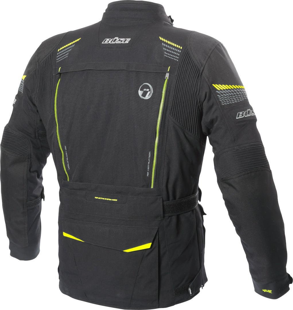 Büse Travel Pro Blouson textile de moto noir/gris/jaune 58 Figure 7