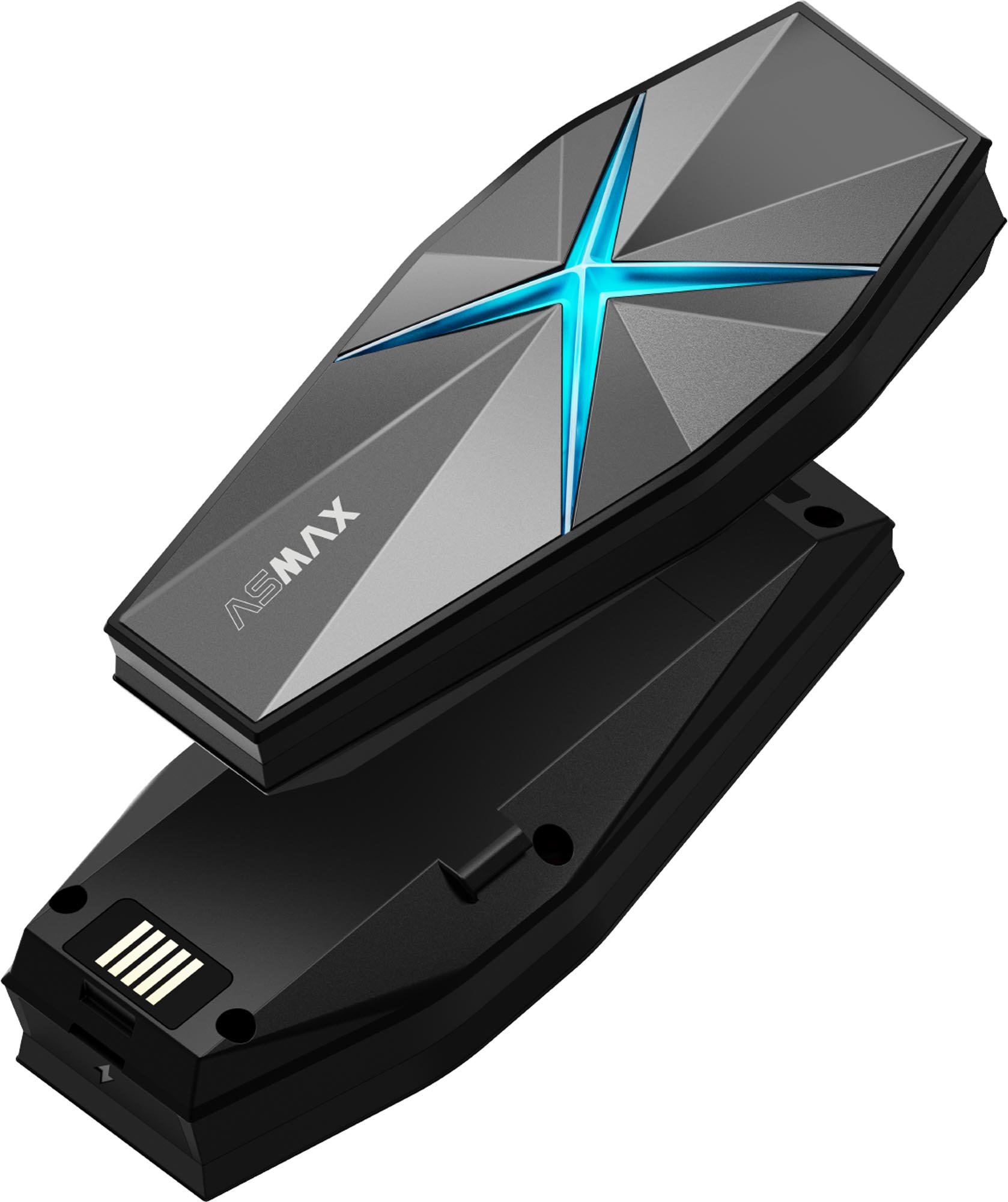 ASMAX F1 Plus Bluetooth kommunikationssystem Enkel uppsättning Figur 3