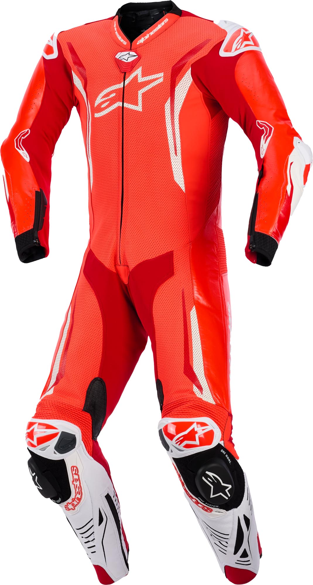 Alpinestars GP Tech V5 perforated 1- Piece Motorcycle Leather Suit-image-1392743380