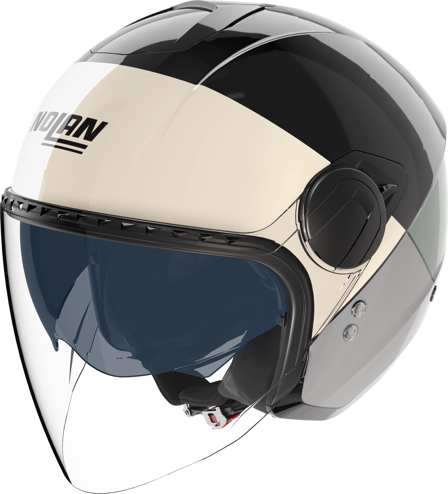Nolan N20-2 Visor Blocco Jet Helmet black/green XXS (54) Figure 1