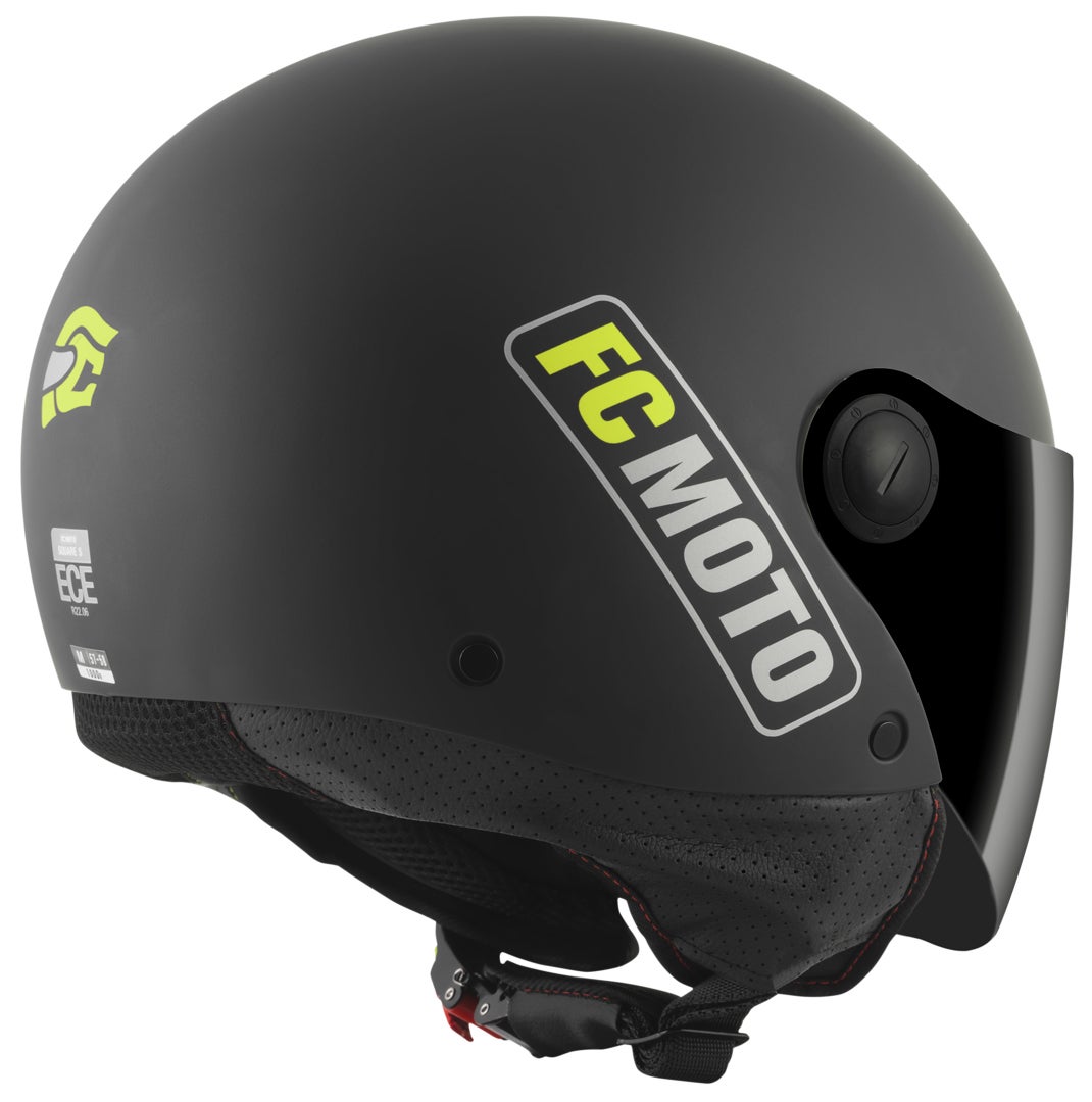FC-Moto Square-RS Jethelm schwarz matt/gelb L Abbildung 4