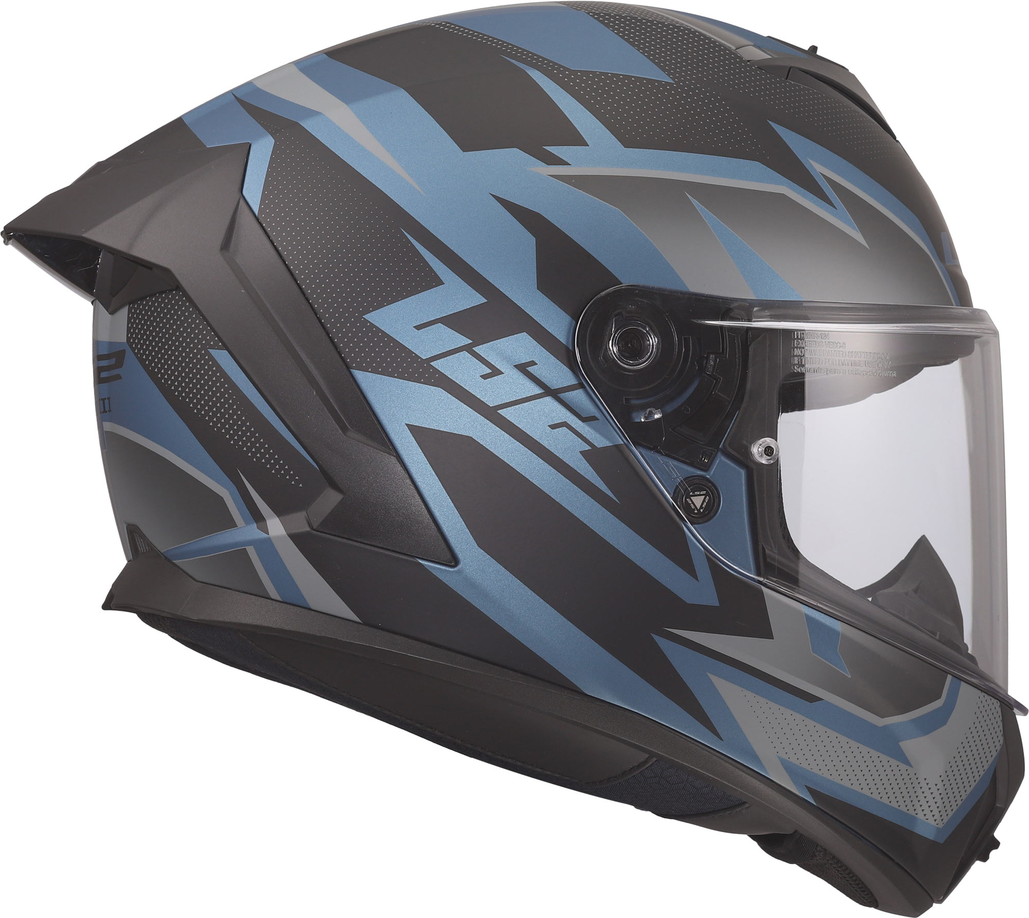 LS2 FF820 Rapid III Xtrem Helm schwarz/blau L (59/60) Abbildung 3