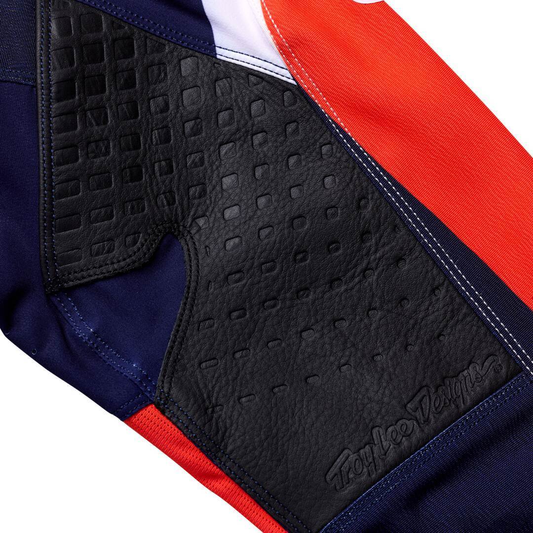 Troy Lee Designs SE Pro Array Pantalons de motocross orange/bleu/blanc 38 Figure 3