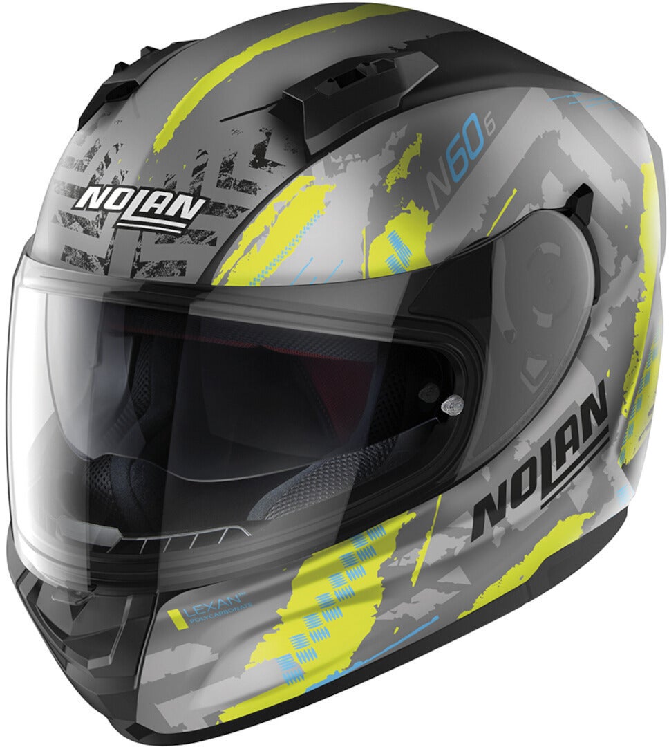 Nolan N60-6 Wheelspin Helmet grey matt/yellow XXL (64) Figure 1