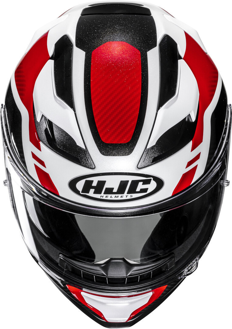 HJC F71 Tozz Hjälm vit/röd/svart S (55/56) Figur 3