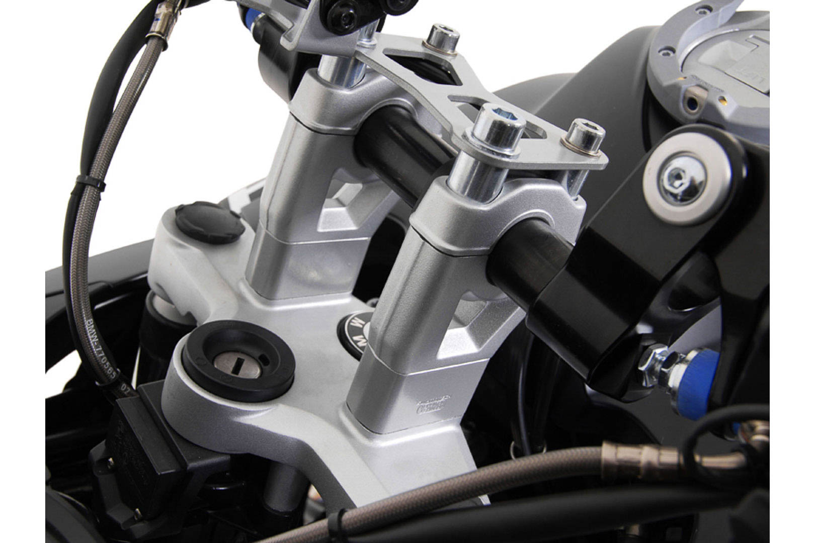 Ridicător de bară SW-Motech - H=30 mm. Argintiu. BMW R1200GS/Adventure (08-). Figura 2