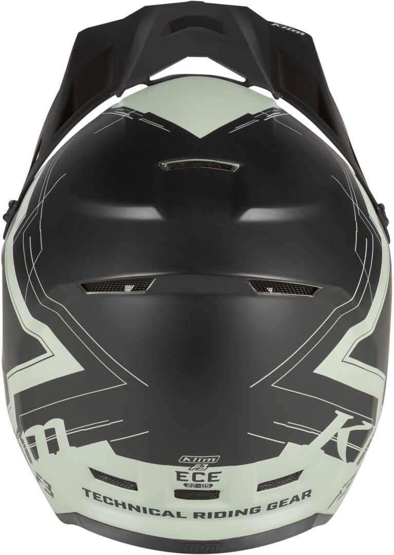 Klim F3 Verge Motocross hjelm sort/grå XXL (62/63) Figur 3