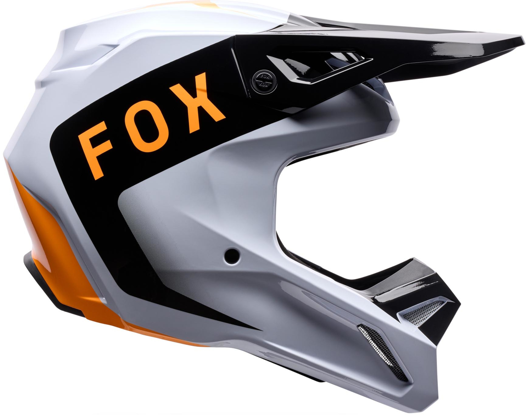 FOX V1 Noble Motocross Helmet black/white/orange XL Figure 2