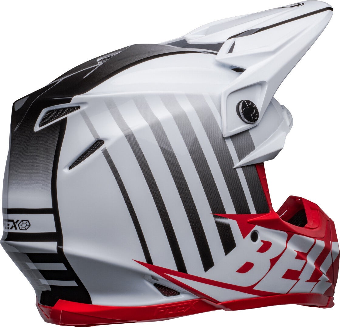 Bell Moto-9S Flex Sprint Motorcross helm wit/rood M Figuur 7