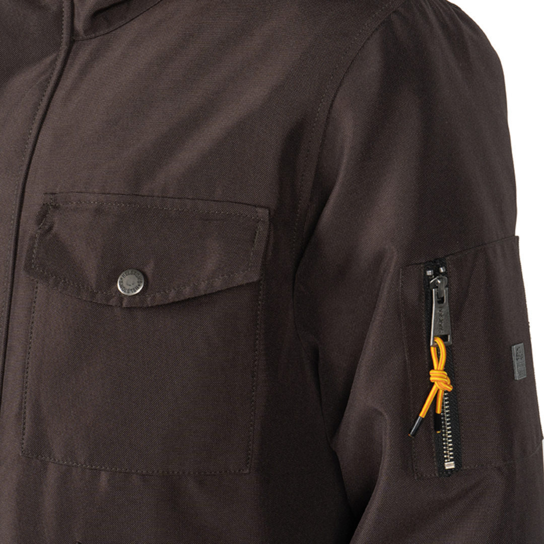 Helstons Trooper Motorrad Textiljacke dunkelbraun 3XL Abbildung 6