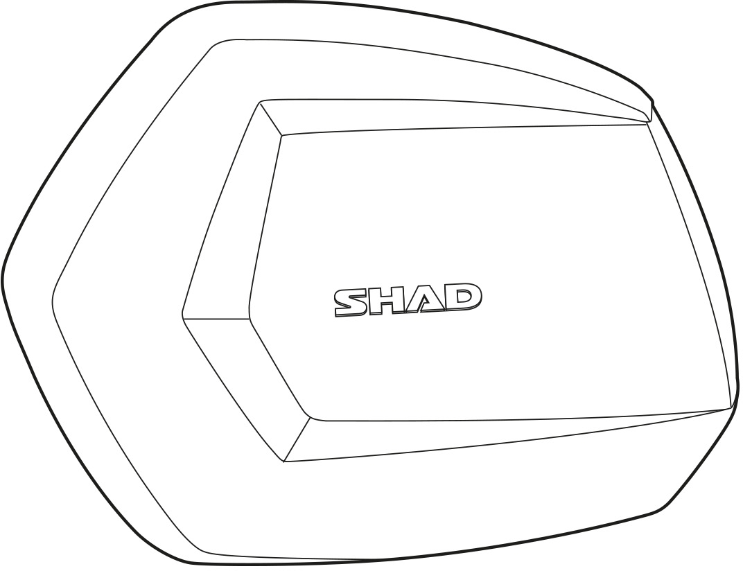 SHAD SH35 Side Case Cover Left-image-292806603