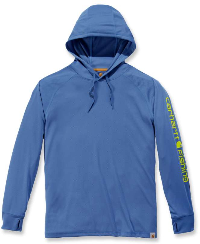 Carhartt Force Fiske Graphic Hoodie ljusblå L Figur 1