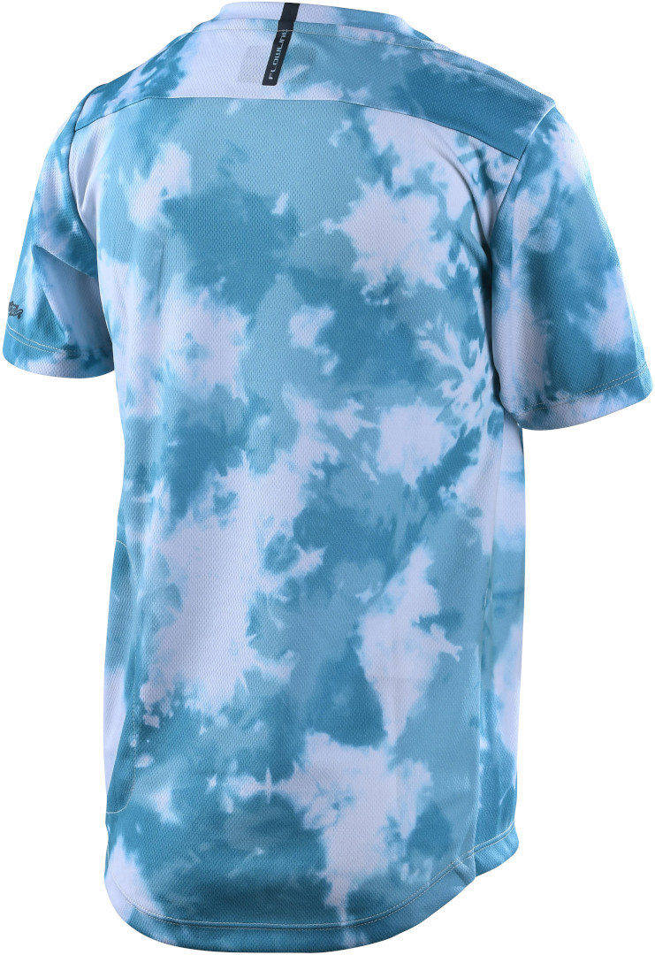 Troy Lee Designs Flowline Plot Camisa de bicicleta de shortsleeve juvenil turquesa L Figura 2