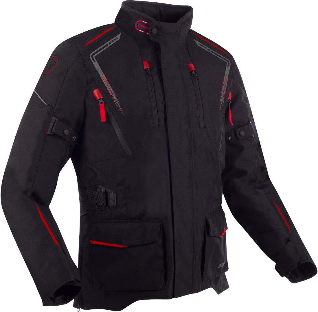Bering Vision waterproof Motorcycle Textile Jacket black XXL Figure 1
