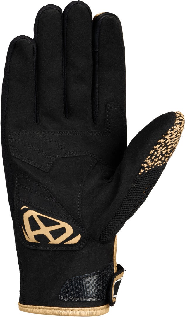 Ixon Ixflow Knit Motorcykelhandsker til damer Sort/guld S Figur 2