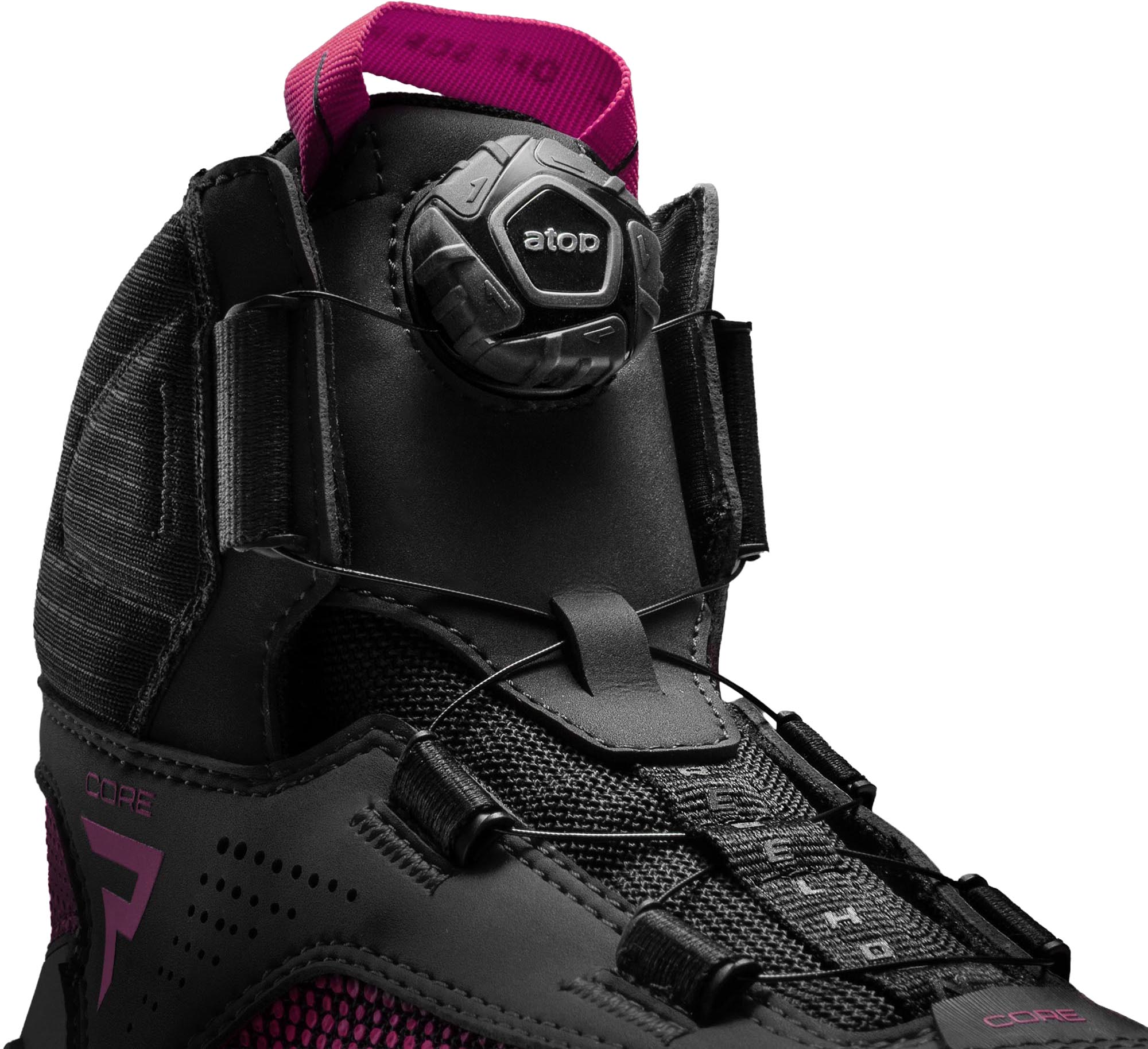 Rebelhorn Core Damer Motorcykelsko sort/pink 37 Figur 7