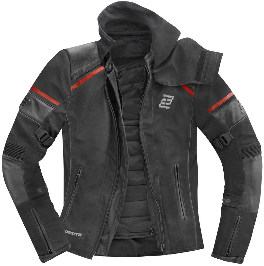 Bogotto Blizzard-X waterproof Motorcycle Textile Jacket black/red XL Figure 4