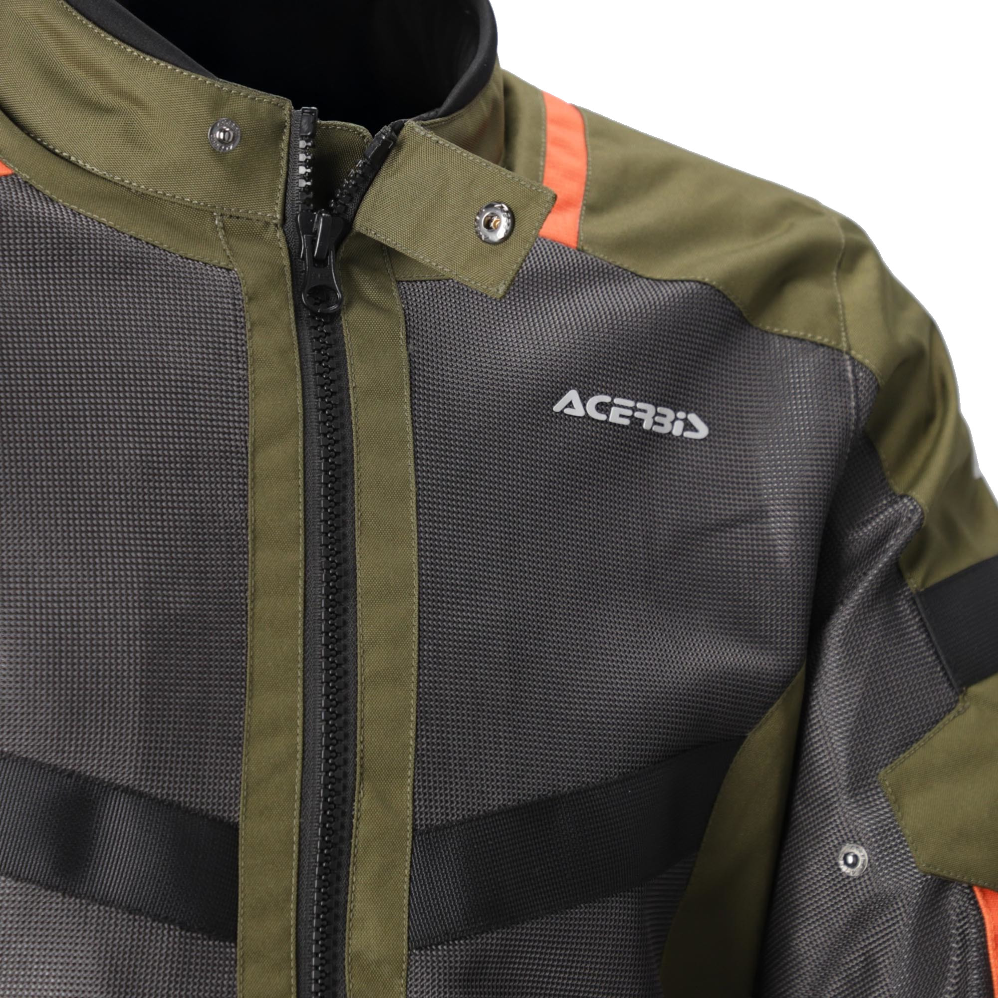 Acerbis Ramsey Vented Long Veste textile moto Vert/Orange L Figure 10