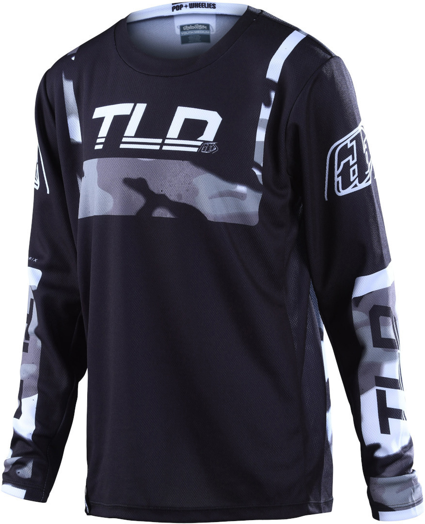Troy Lee Designs GP Brazen Camo Tricou de motocross pentru tineret Articolul principal Figura 1 Troy Lee Designs GP Brazen Camo Tricou de motocross pentru tineret Articolul principal Figura 1