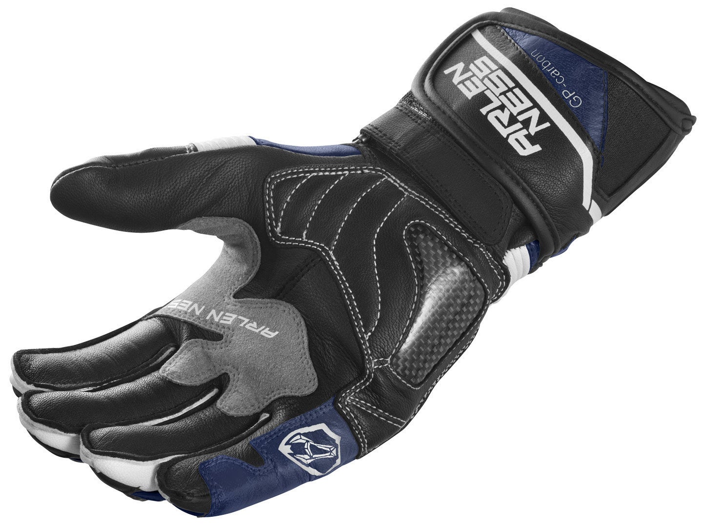 Arlen Ness Monza 2.0 Motorcykel handsker blå/sort/hvid L Figur 2
