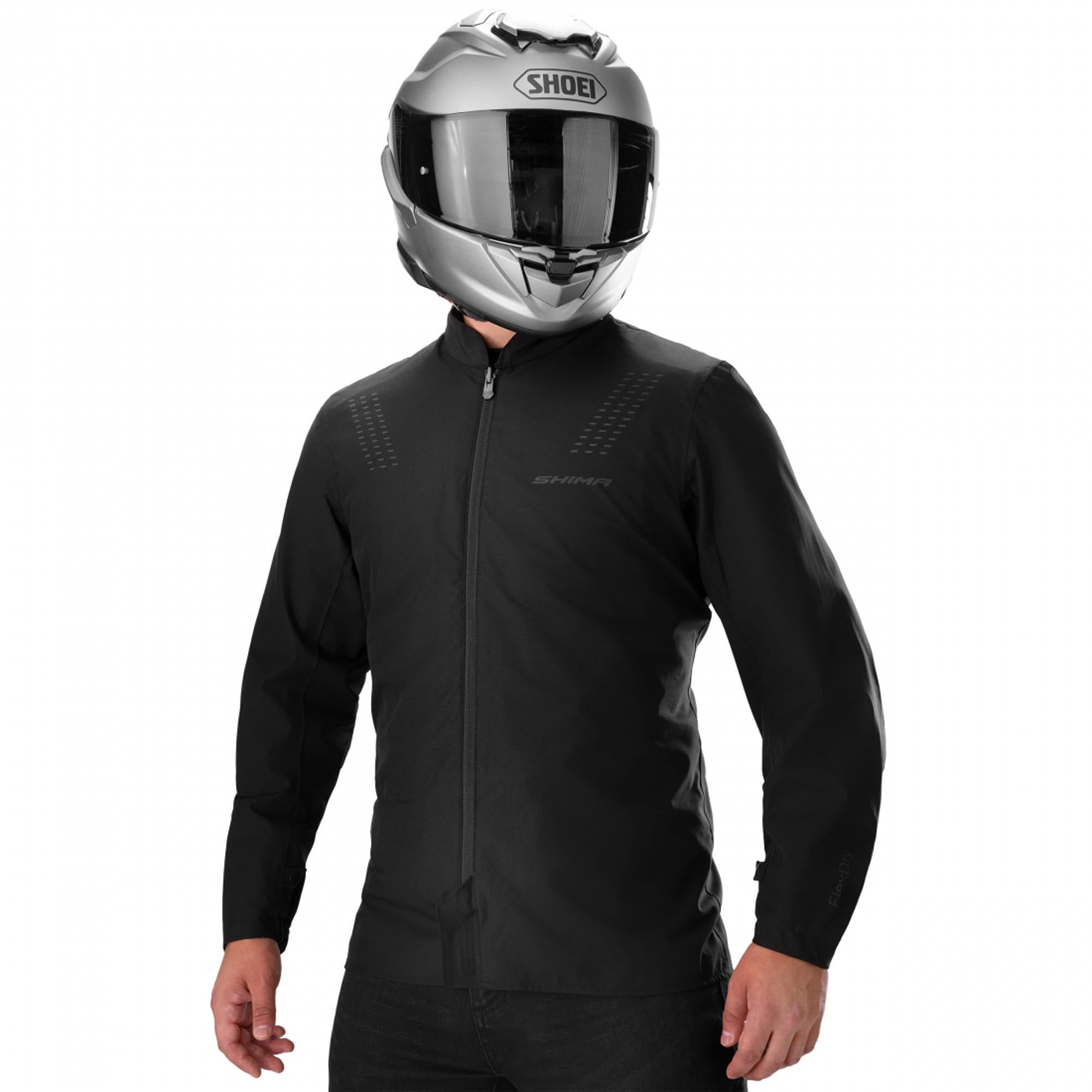 SHIMA Rush 3.0 Motorcykeltextiljacka svart M Figur 8