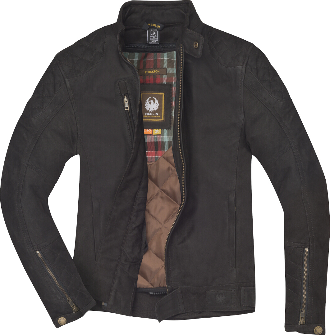 Merlin Stockton Motorcycle Leather Jacket black 3XL Figure 5