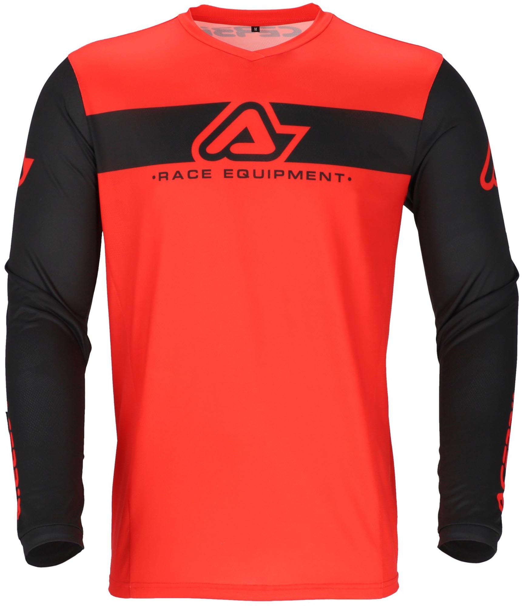 Acerbis MX J-Track Inc 2.0 Logo Motocrosstrøje sort/rød L Figur 3