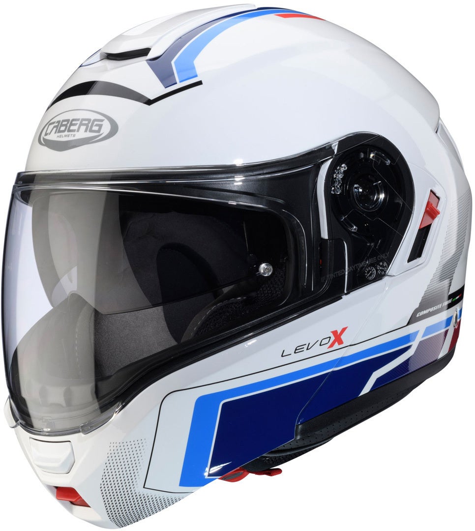 Caberg Levo X Elite Casco bianco/blu/rosso XXL (63/64) Figura 1
