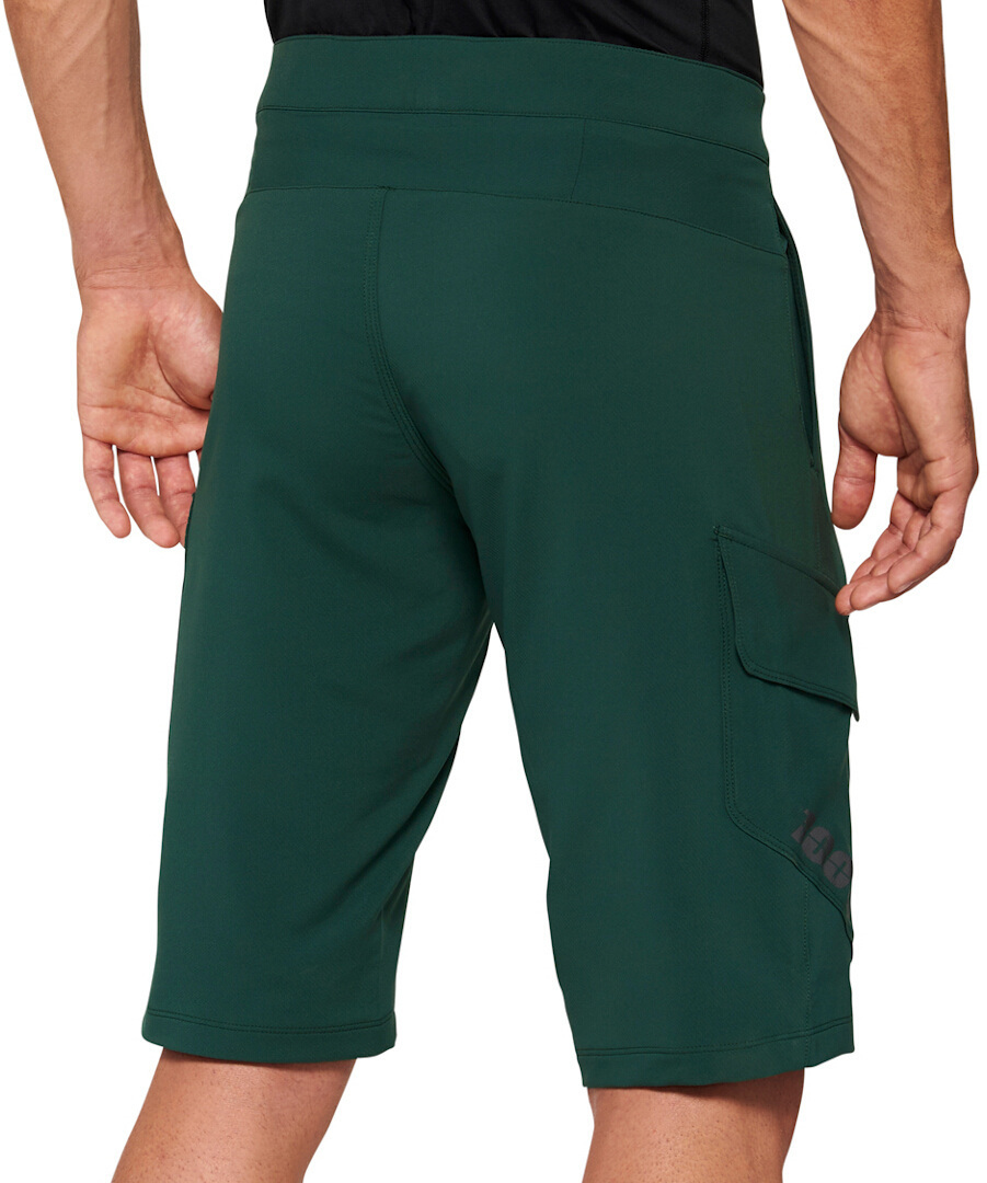 100% Ridecamp Pantaloni scurți pentru bicicletă Verde închis 34 Figura 2