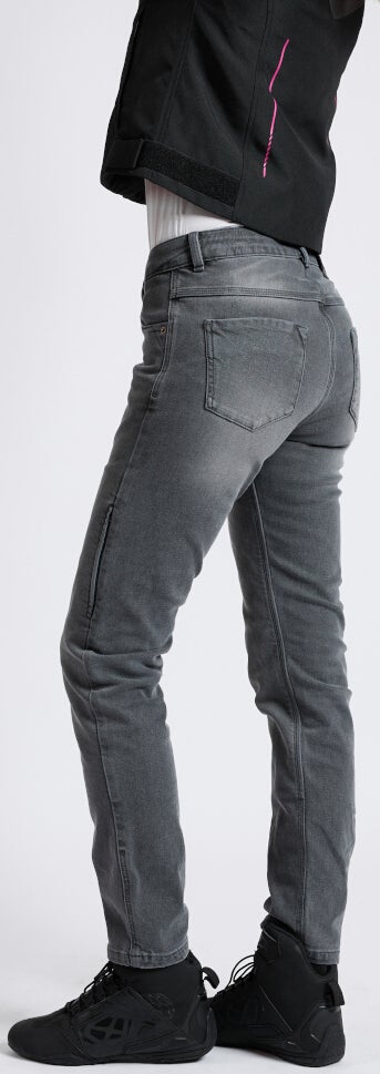 Ixon Billie Damer Motorcykel Jeans Grå sten 36/32 Figur 4