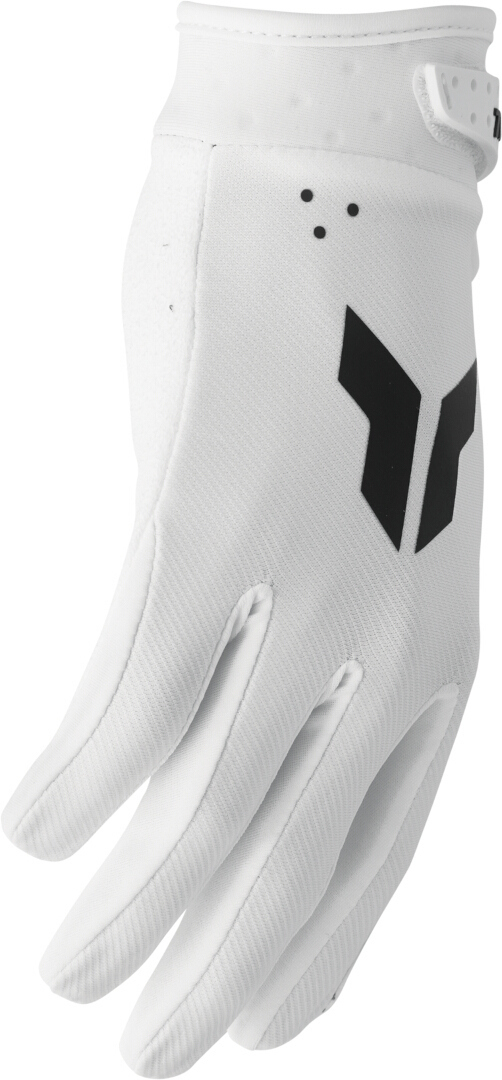 Thor Logo Motocross Gloves white M Figure 2
