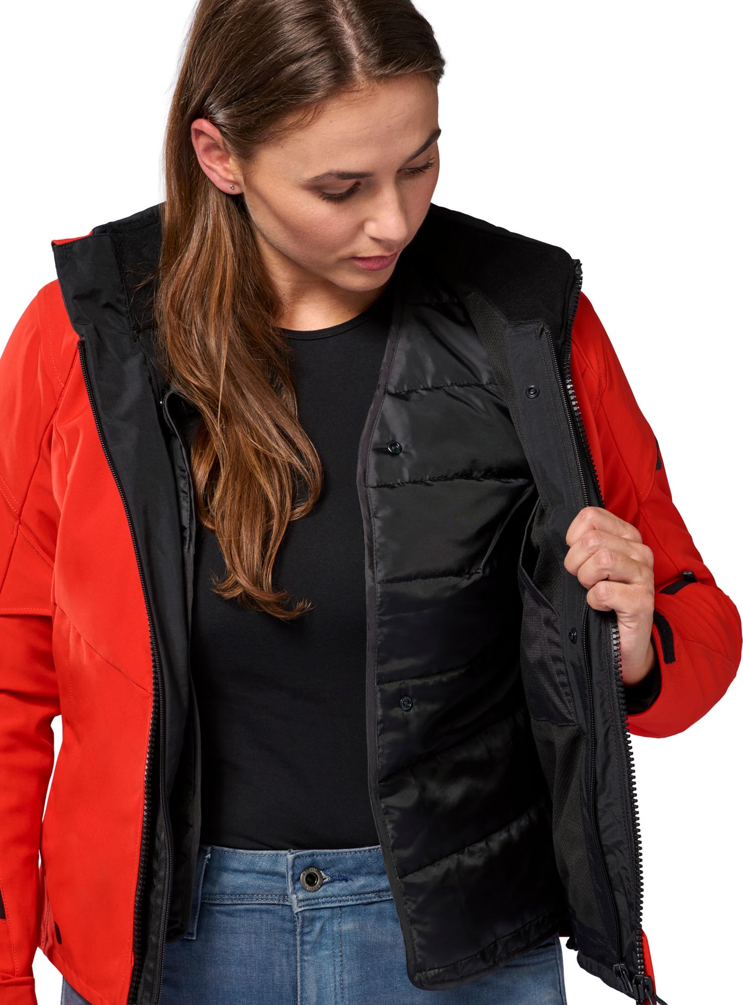 Revit Afterburn 2 H2O waterdichte dames motorfiets textieljas Rood 36 Figuur 19