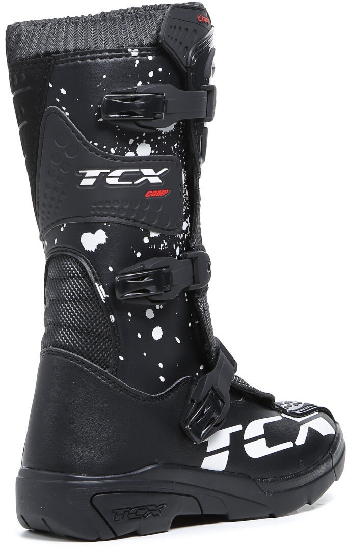 TCX Comp Bottes de motocross pour enfants Noir/Blanc 36 Figure 4