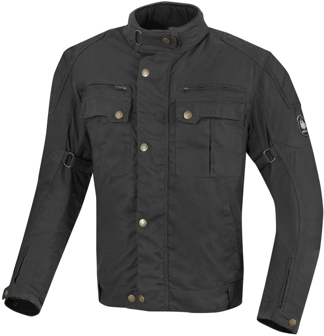 Merlin Perton Motorcycle Waxed Jacket black 3XL Figure 1