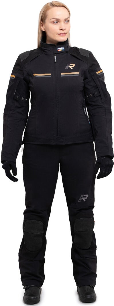 Rukka Armatou-R waterproof Ladies Motorcycle Textile Jacket black/brown 40 Figure 3