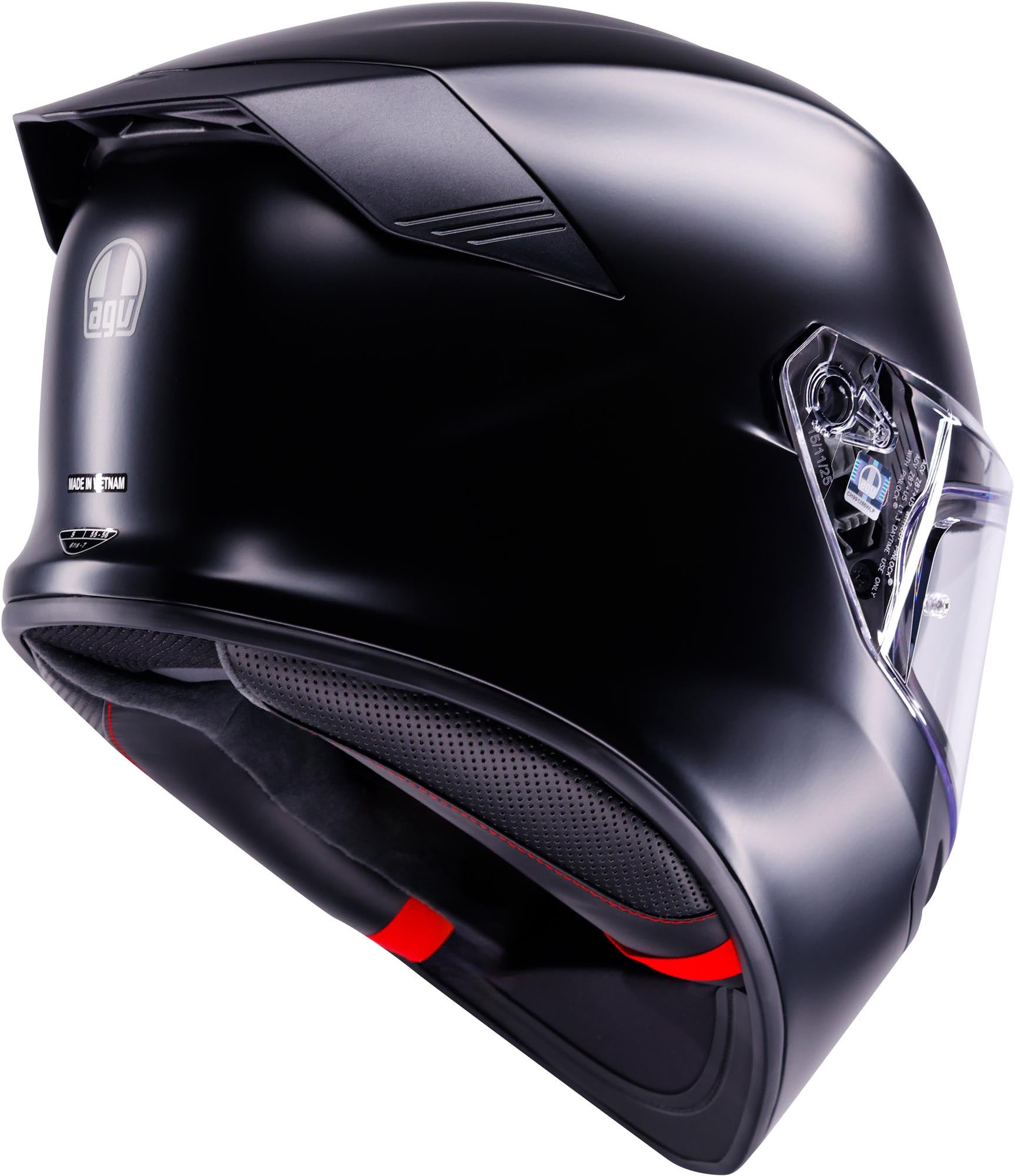 AGV K5 Mono Matt 头盔 马特·布莱克 M码 (57/58) 图6