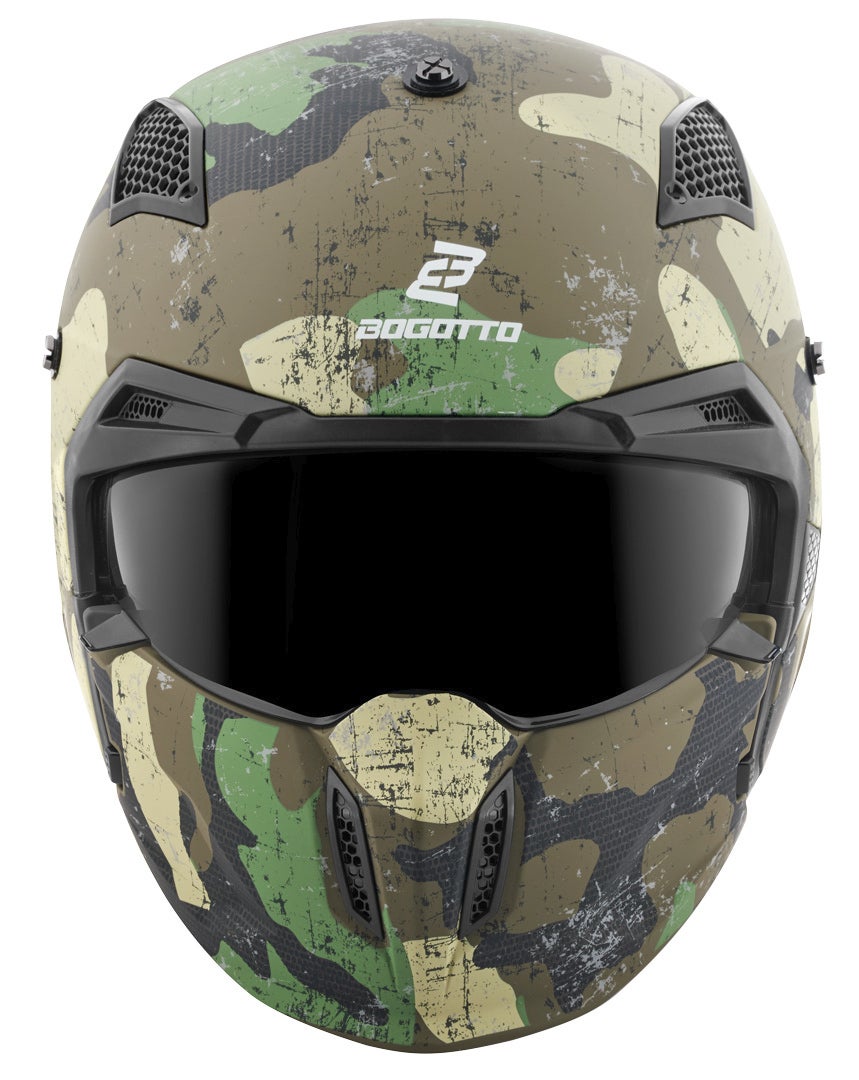 Bogotto Radic Camo Casque Green matt L Figure 8