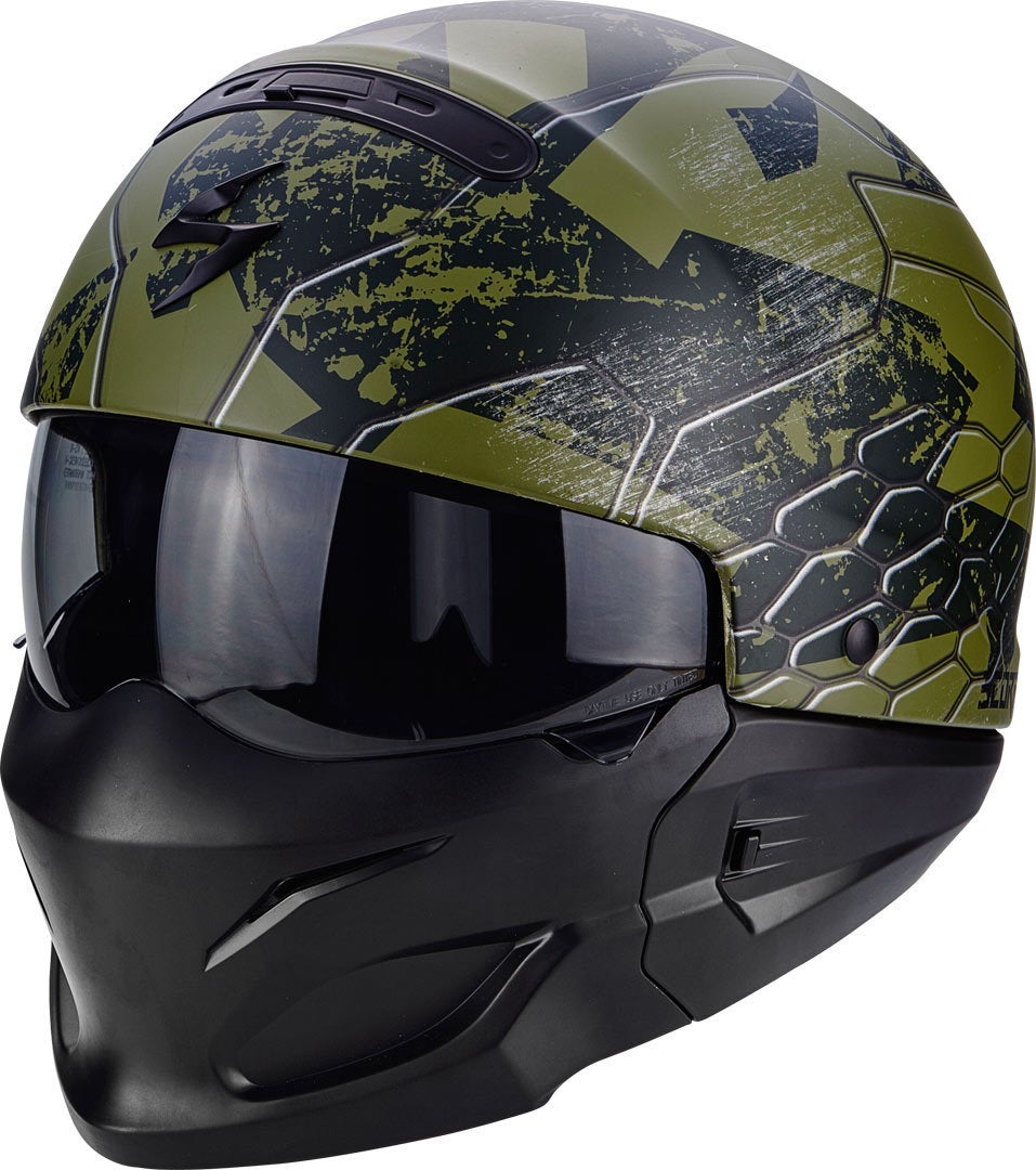 Scorpion Exo Combat Ratnik Barre Noir mat/vert L (58/59) Figure 3