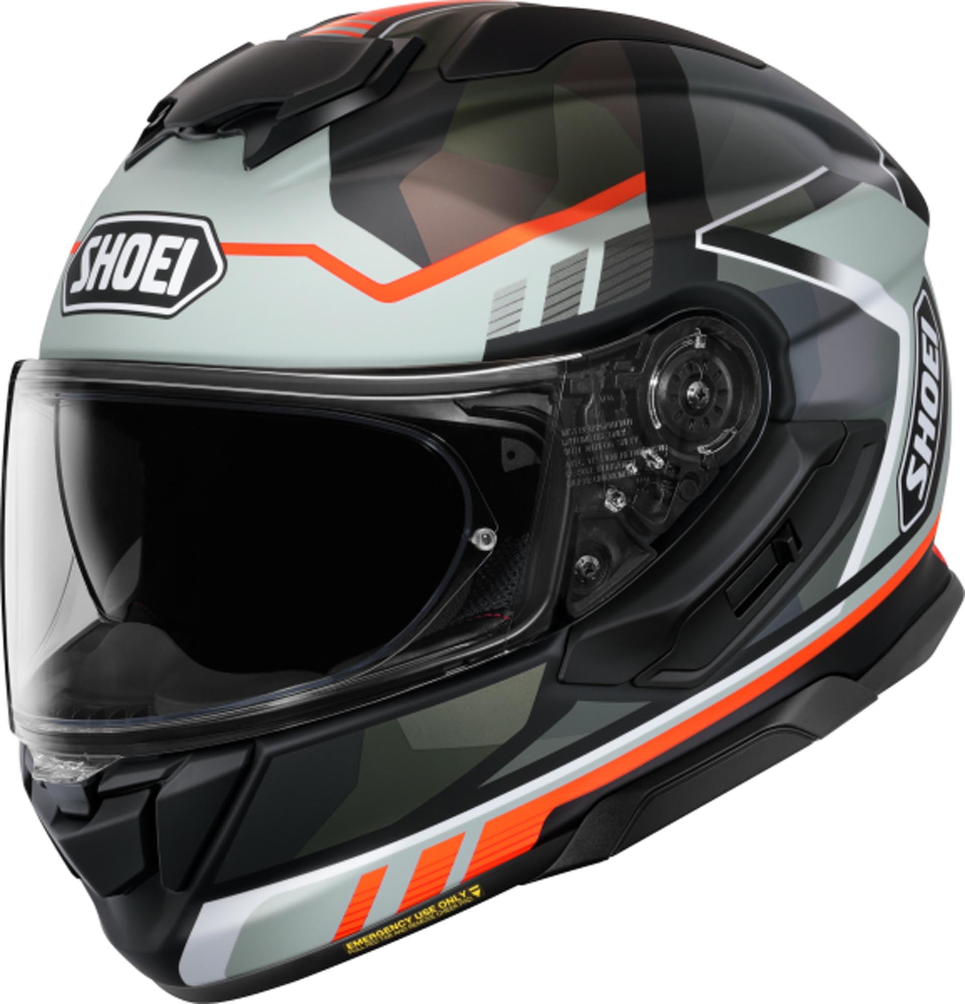 Shoei GT Air 3 Boldaro Helm schwarz/grau/orange XL (61/62) Abbildung 1