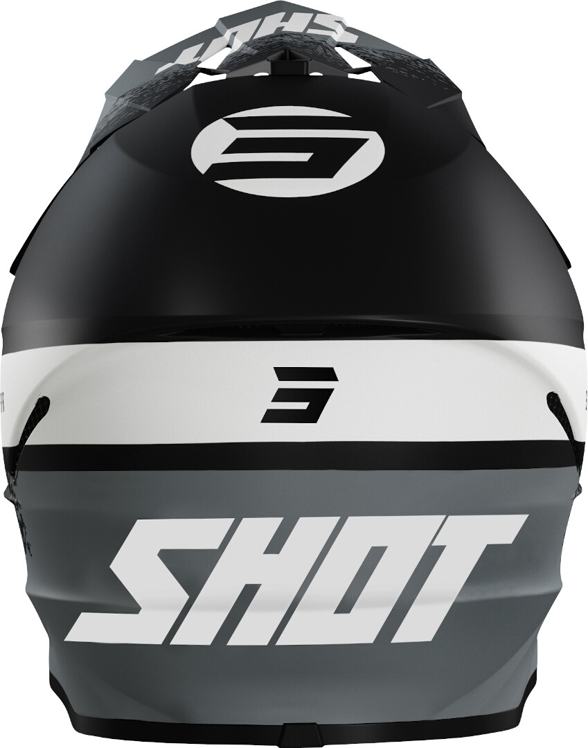 Shot Furious Roll Cască de motocross Negru/gri XL (61/62) Figura 2