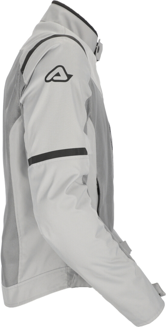 Acerbis Ramsey Vented 2.0 Mesh Motorrad Textiljacke hellgrau M Abbildung 8
