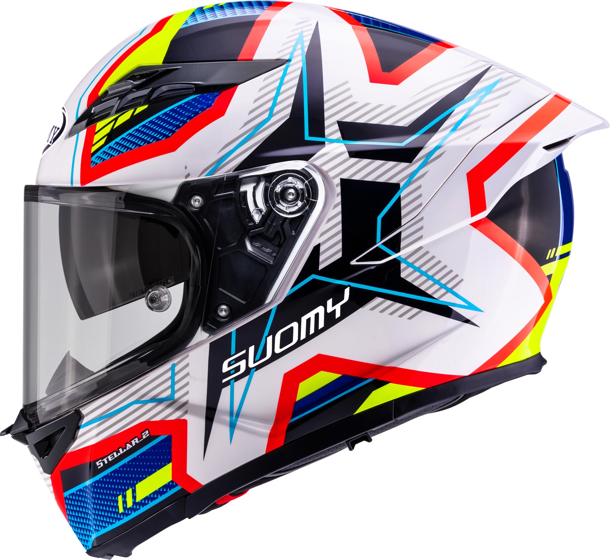 Suomy Stellar 2 Blackstar Helmet white/blue XL (61/62) Figure 2