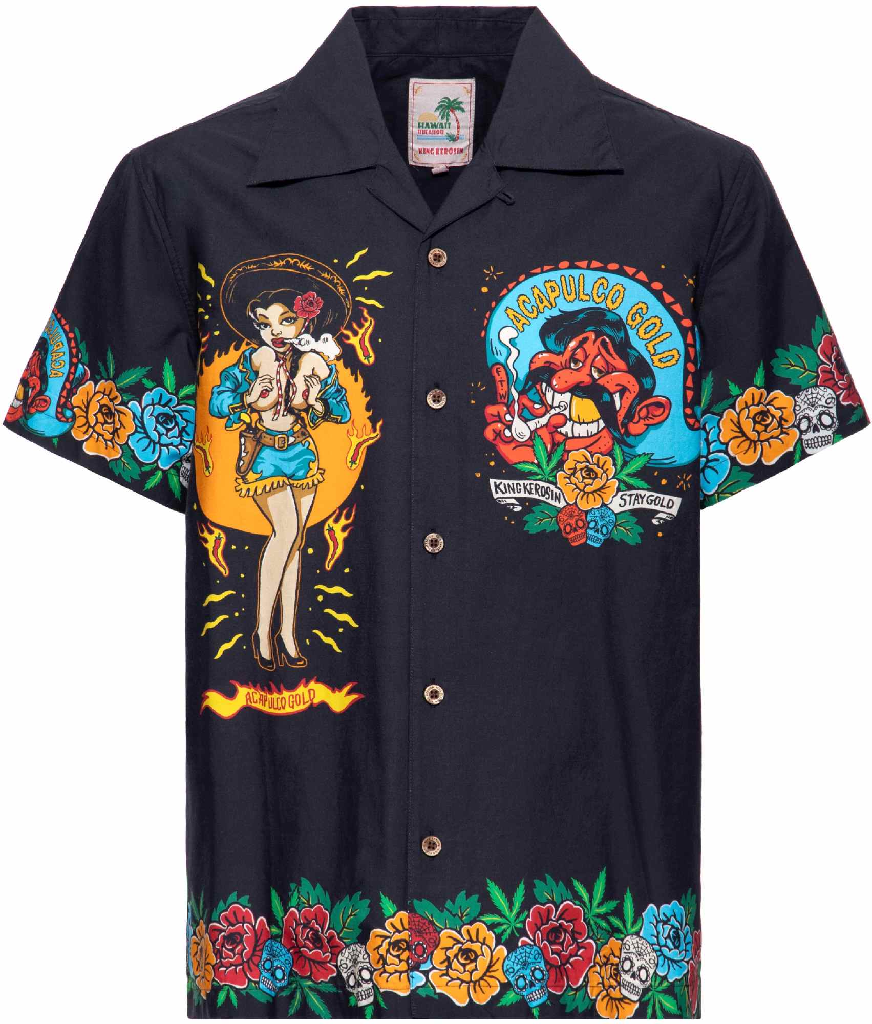 preto/multicolorido