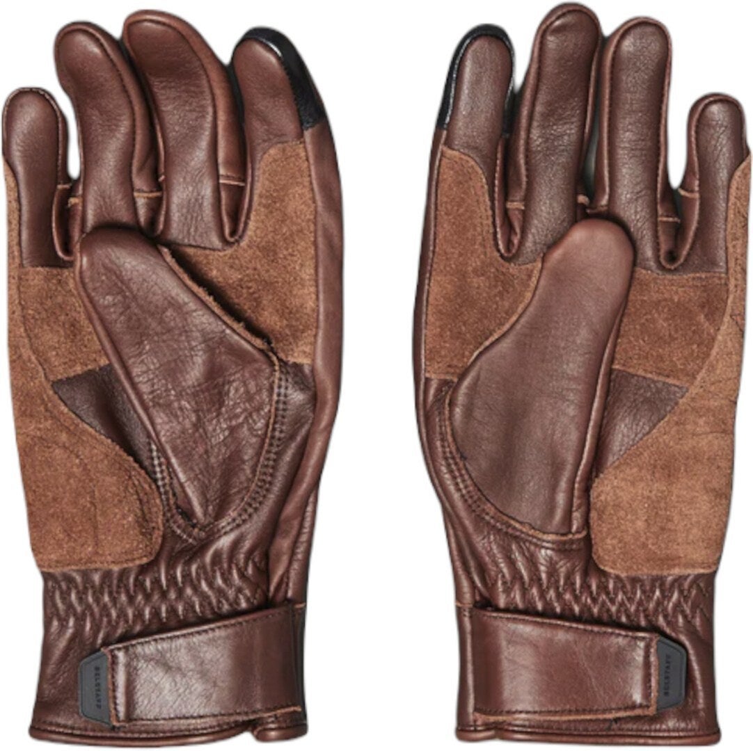 Belstaff Clinch waterproof Motorcycle Gloves brown S Figure 6