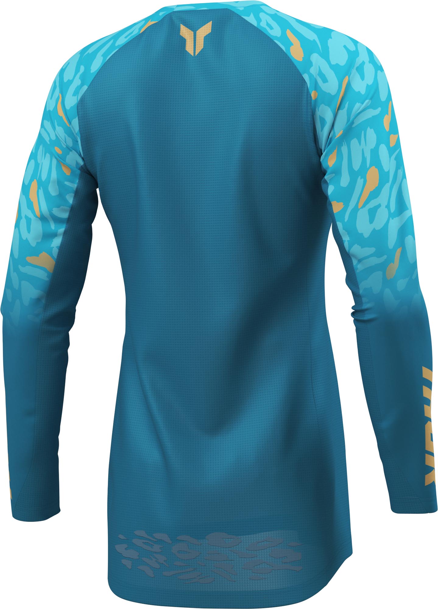 Thor Launchmode Spotted Ladies Motocross Jersey dark blue/light blue XL Figure 3