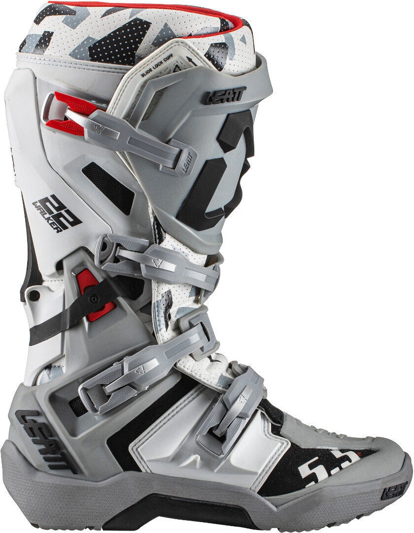 Leatt Moto 5.5 Flexlock Enduro Motokrosové boty šedá/bílá/černá 43 Obrázek 4