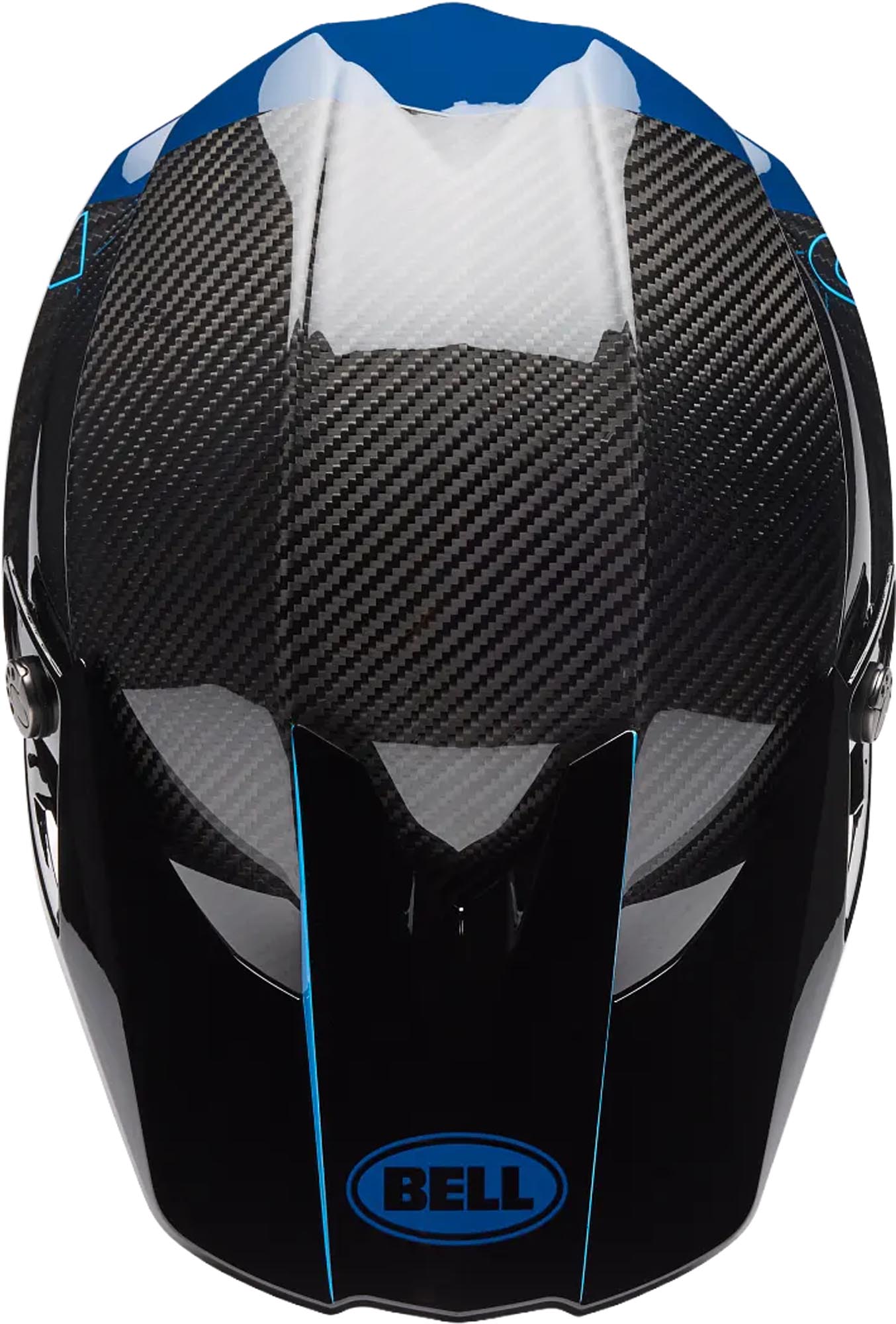 Bell Moto-10 Spherical Strike Motocross Helm blau S (55/56) Abbildung 5