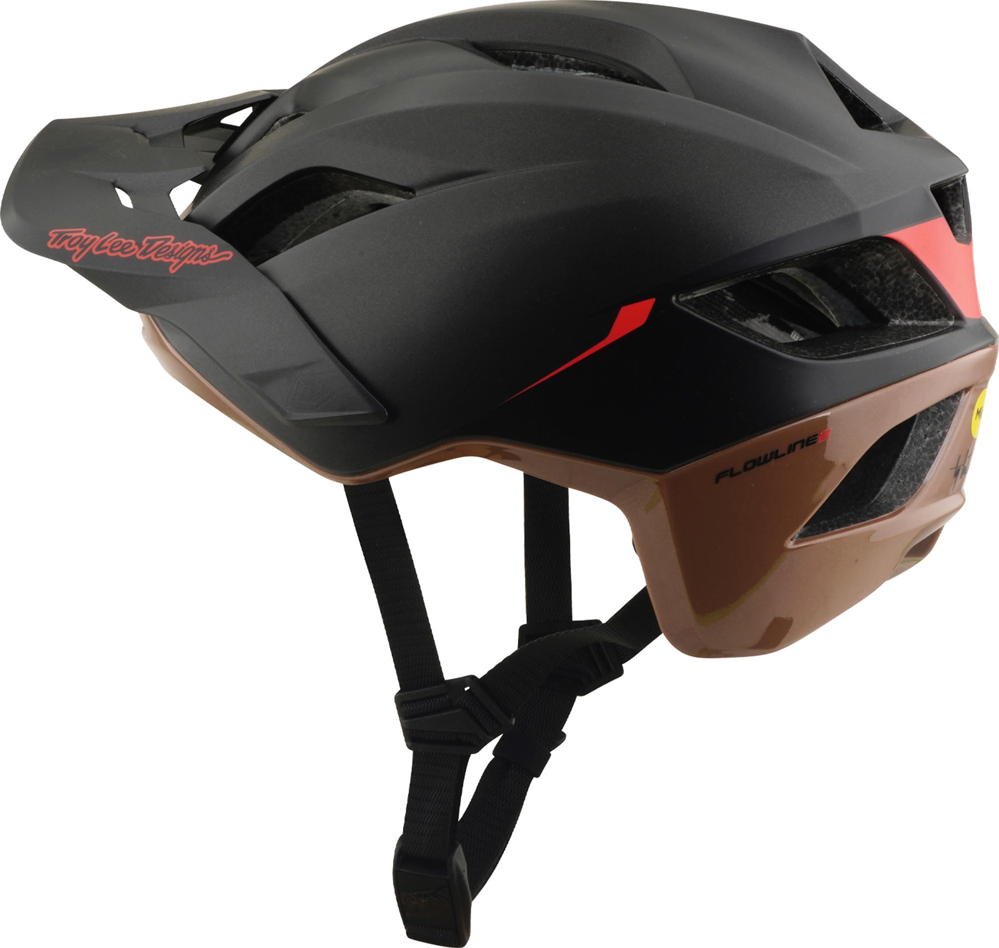 Troy Lee Designs Flowline SE MIPS Stacks Casque de vélo noir/marron M-L (57/59) Figure 5