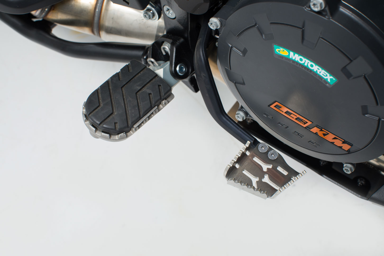 SW-Motech Expansion pentru pedala de frână - Argintiu. Modele KTM. Figura 1