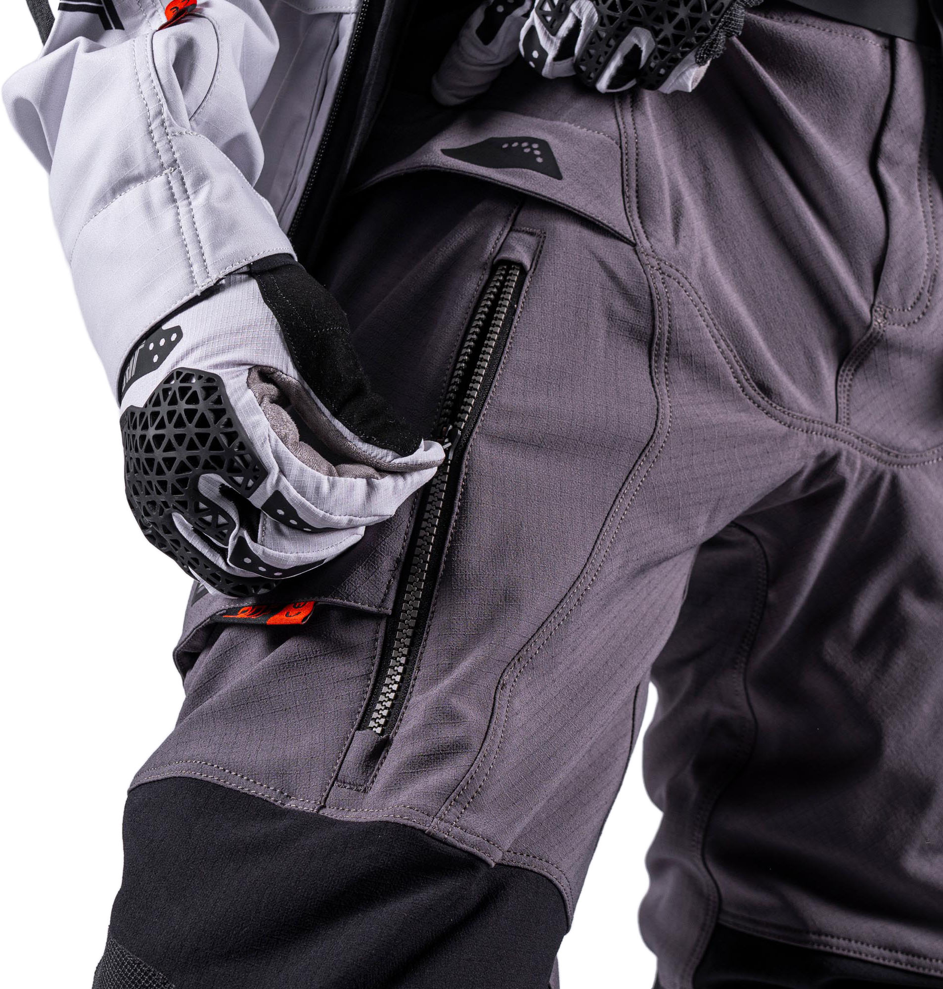Side view of Leatt ADV Rally 7.5 HydraDri waterproof Motorcycle Textile Pants